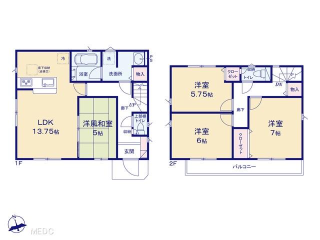 桜町３（新井宿駅） 3980万円～4080万円