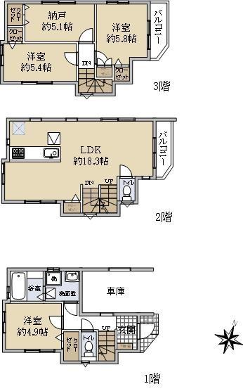 苅宿（平間駅） 5880万円