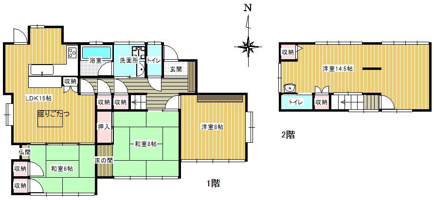 大字間々田（間々田駅） 1890万円