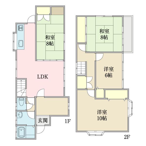 南逆井７（逆井駅） 1300万円