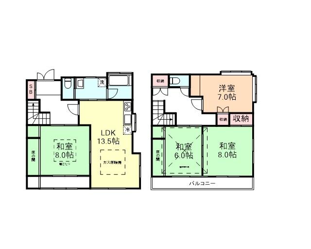 立野町（武蔵関駅） 9500万円