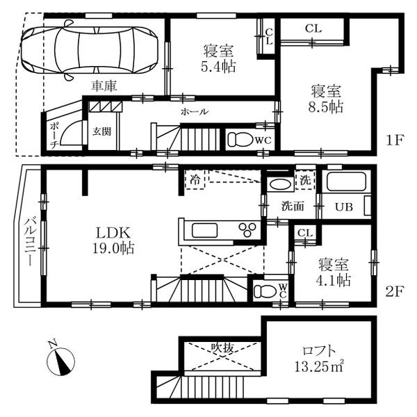 鷺宮３（鷺ノ宮駅） 6480万円～6580万円