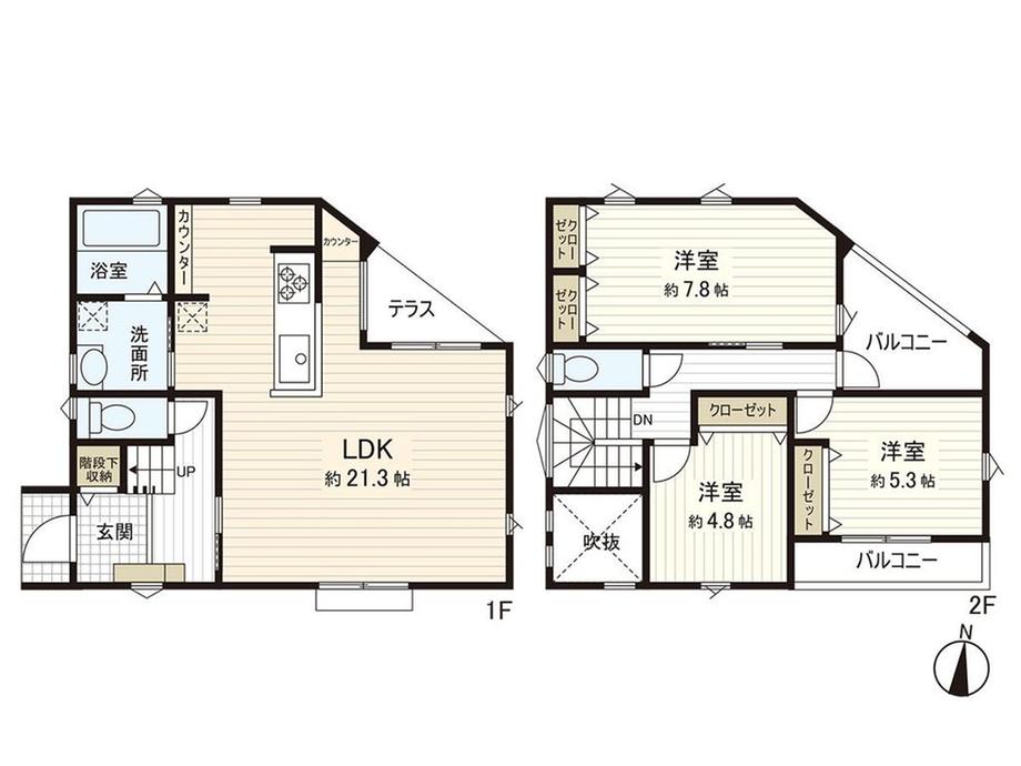 湘南台６（湘南台駅） 6480万円