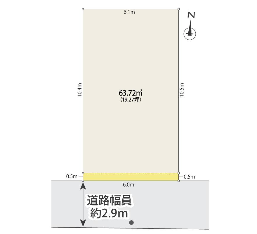 ■南側接道♪半蔵門線/新宿線「住吉駅」徒歩11分♪■江東区石島売地■