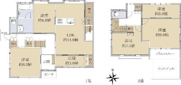 別所中里台（弘明寺駅） 4980万円