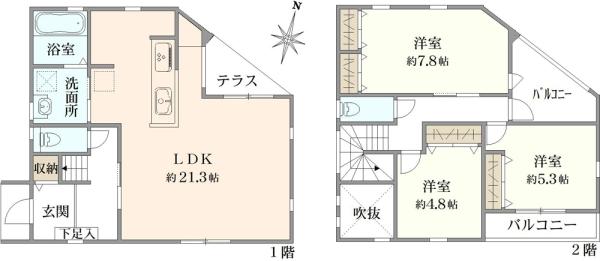 湘南台６（湘南台駅） 6480万円