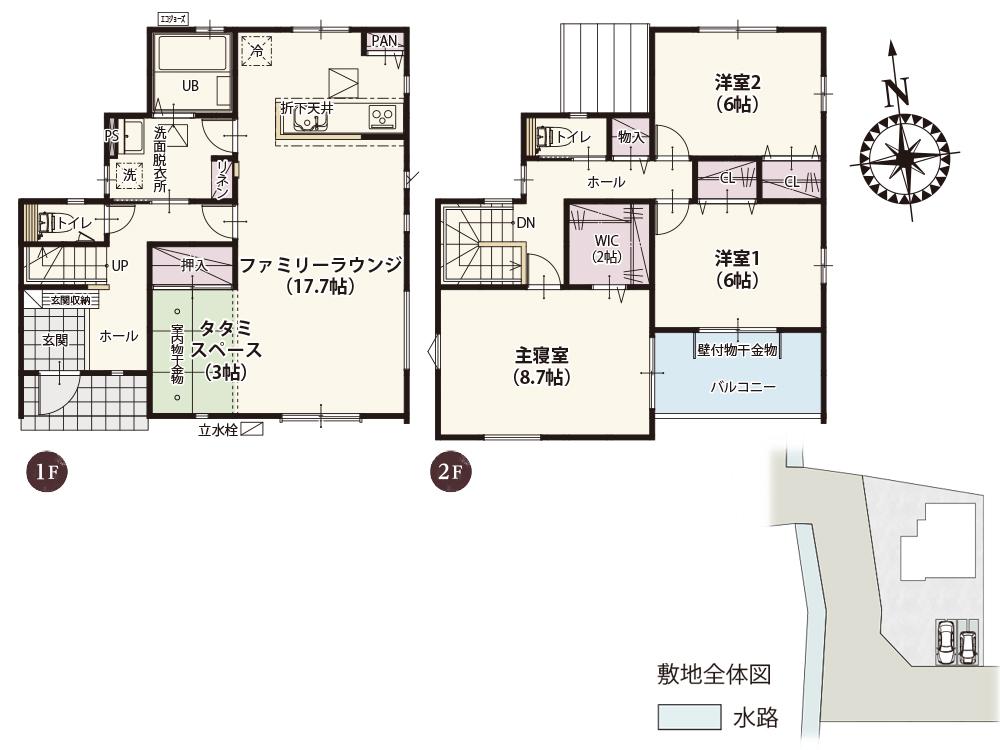 ワイウッドコート高崎市倉賀野町第5期　新築分譲住宅(株)横尾材木店