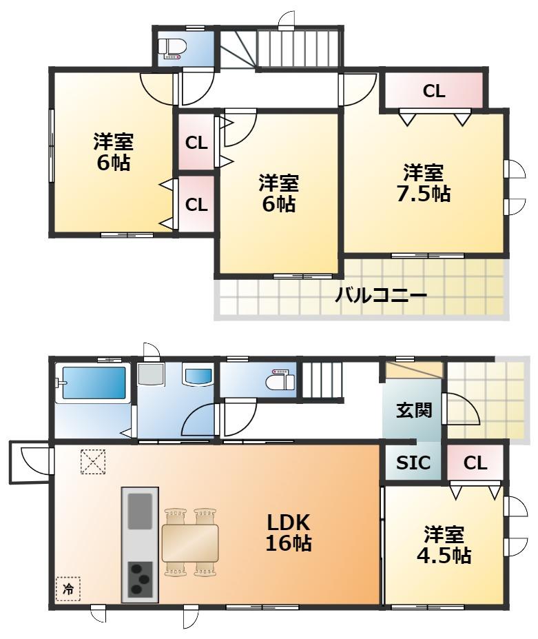 下栗町（陽東３丁目駅） 3790万円