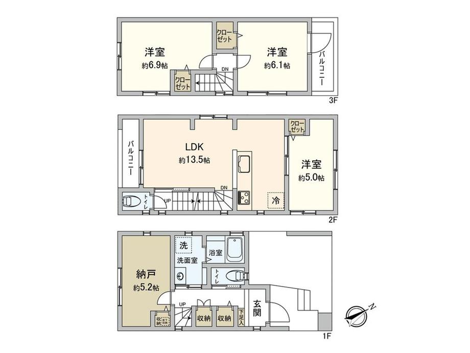 豊島３（王子駅） 6480万円