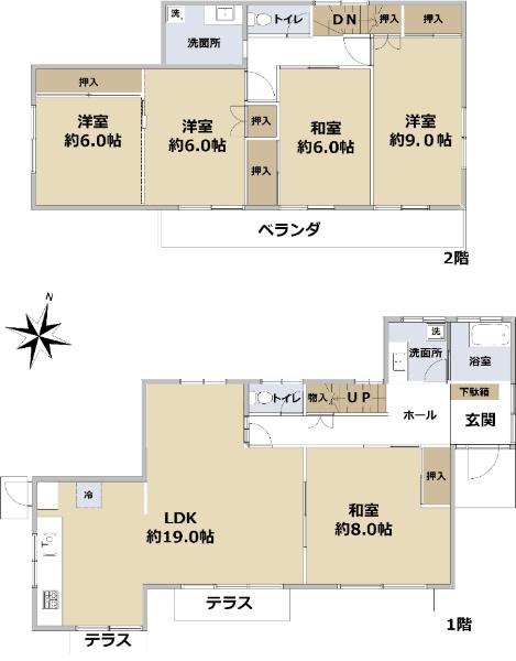 釜利谷西３ 3480万円