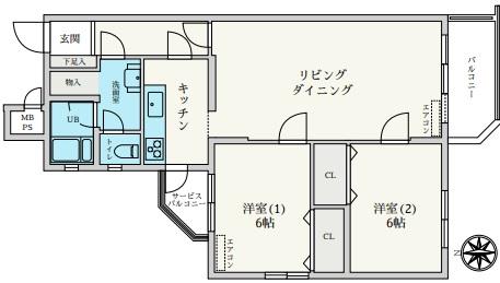 東急ドエル宮前平ビレジB棟