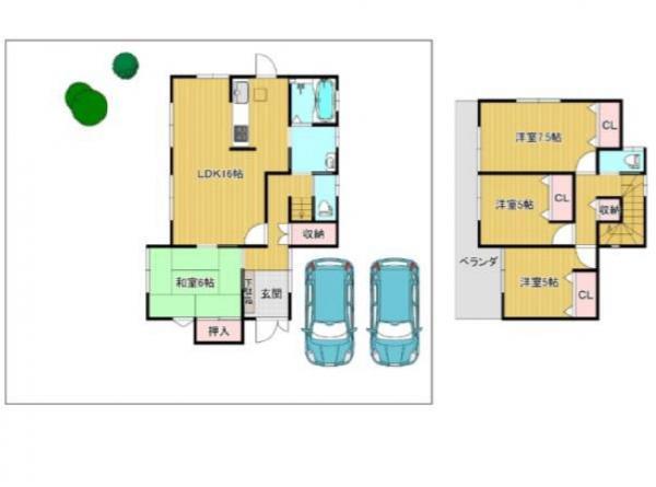 1580万円、4LDK、土地面積172平米、建物面積99.37平米 告知事項あります。