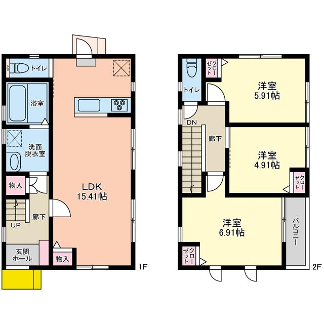 沼袋１（沼袋駅） 7830万円