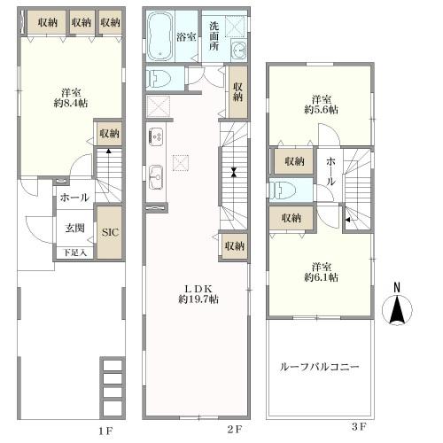 散田町１（西八王子駅） 1980万円