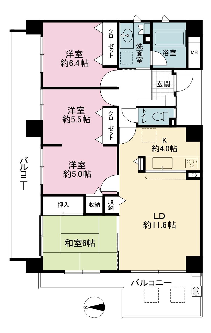 ローレルスクエア港南台Ｃ棟～最上階・角部屋～