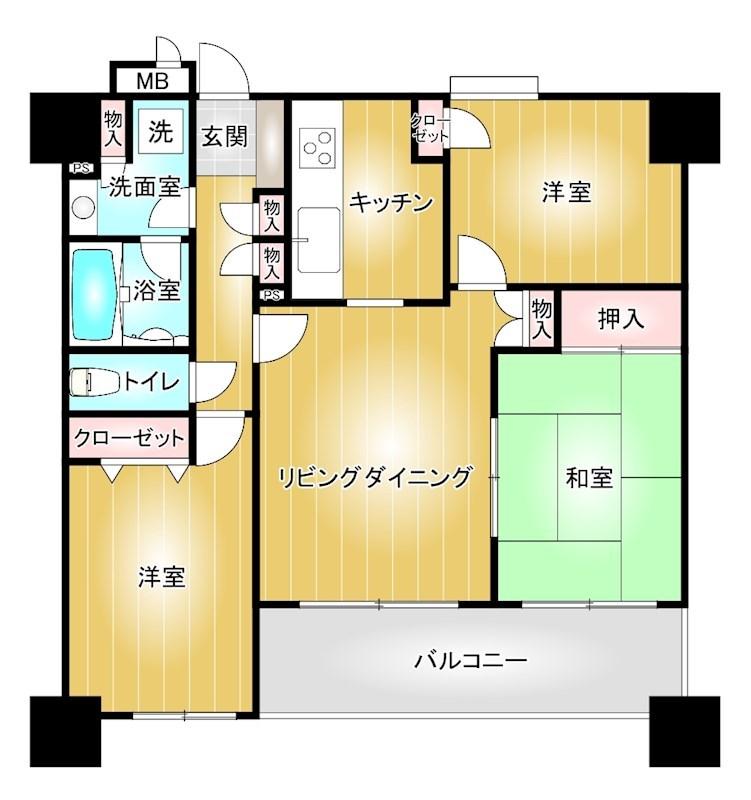 ラシーナ高崎　10階部分