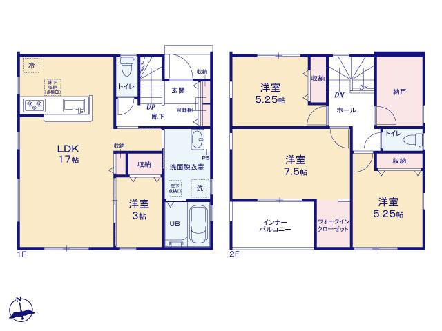 小渕（春日部駅） 3480万円～3680万円