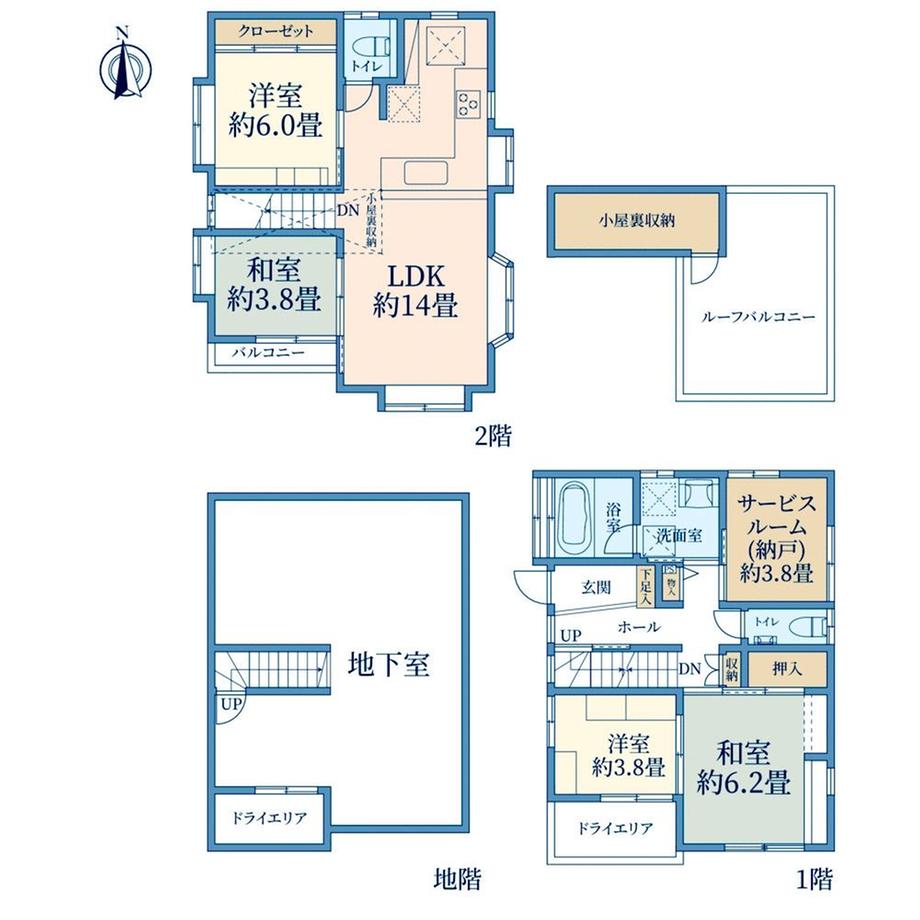 上連雀8（三鷹駅） 6480万円の中古住宅・中古一戸建ての詳細