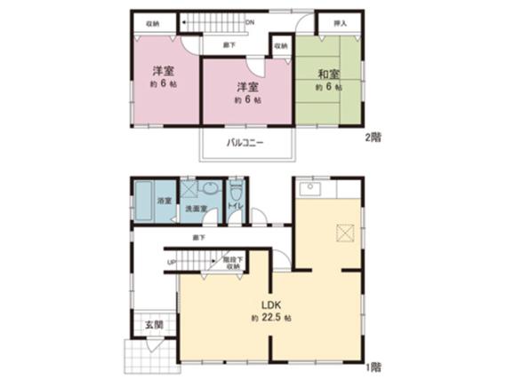 宮ノ台１（中学校駅） 2120万円