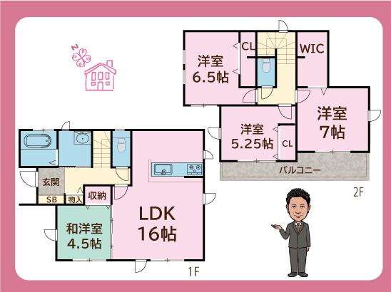 大字岩槻（岩槻駅） 3399万円