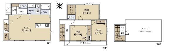 金森３（成瀬駅） 5490万円