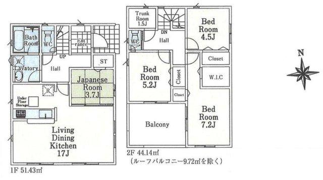 大字岩沢（元加治駅） 2490万円