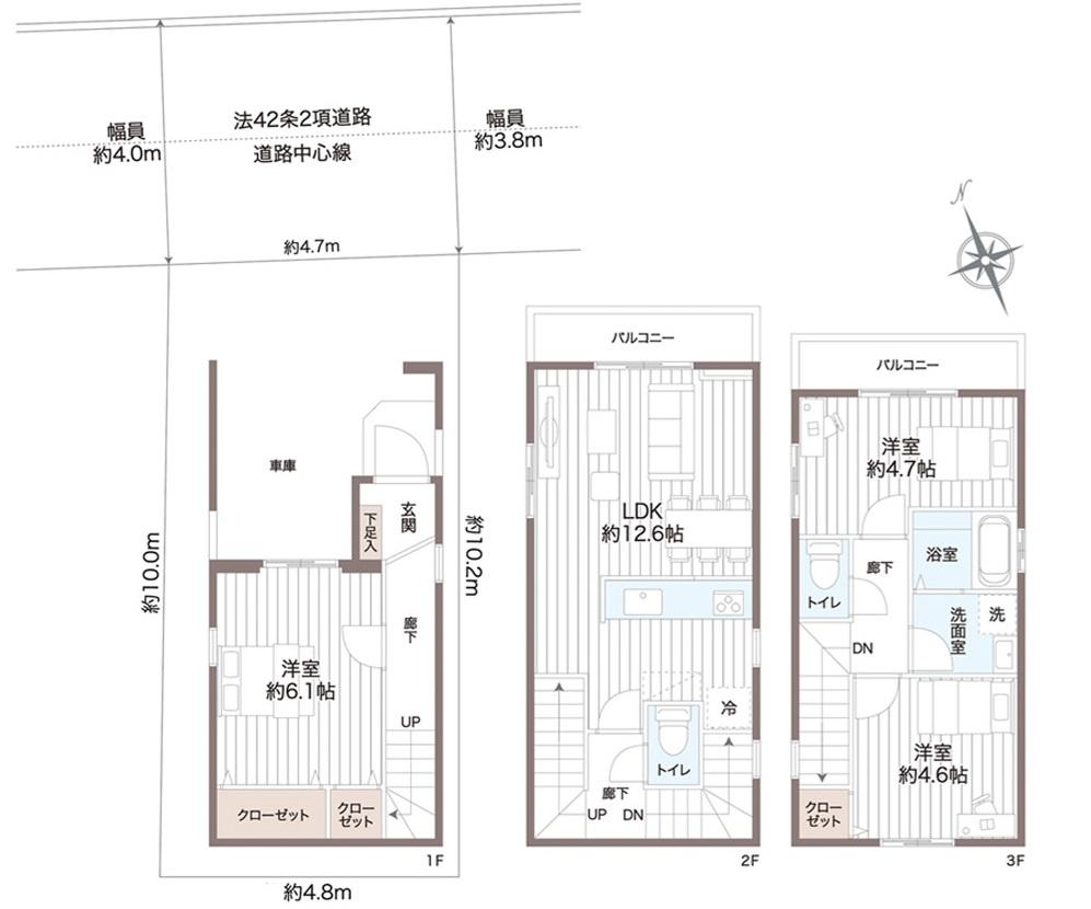 鶴ケ峰２（鶴ケ峰駅） 4430万円・4480万円