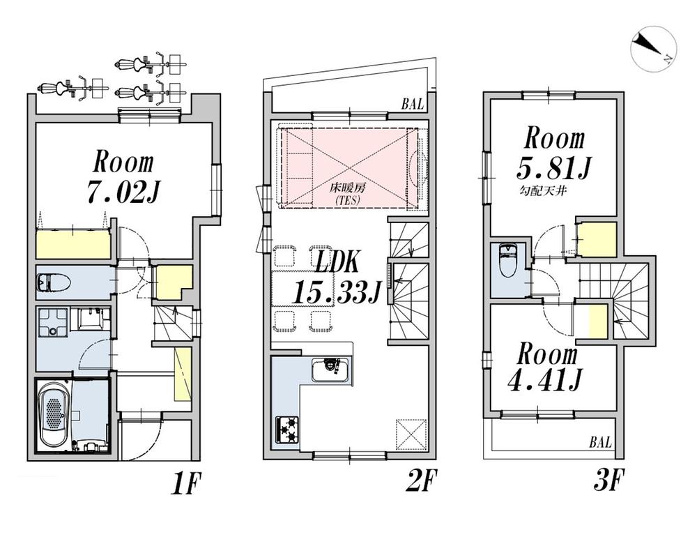【都心の多彩な利便性が魅力の要町エリア・土地建物総額７３８０万円】新築一戸建て