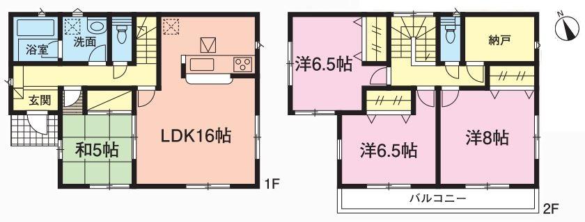 三咲6丁目戸建　中古住宅