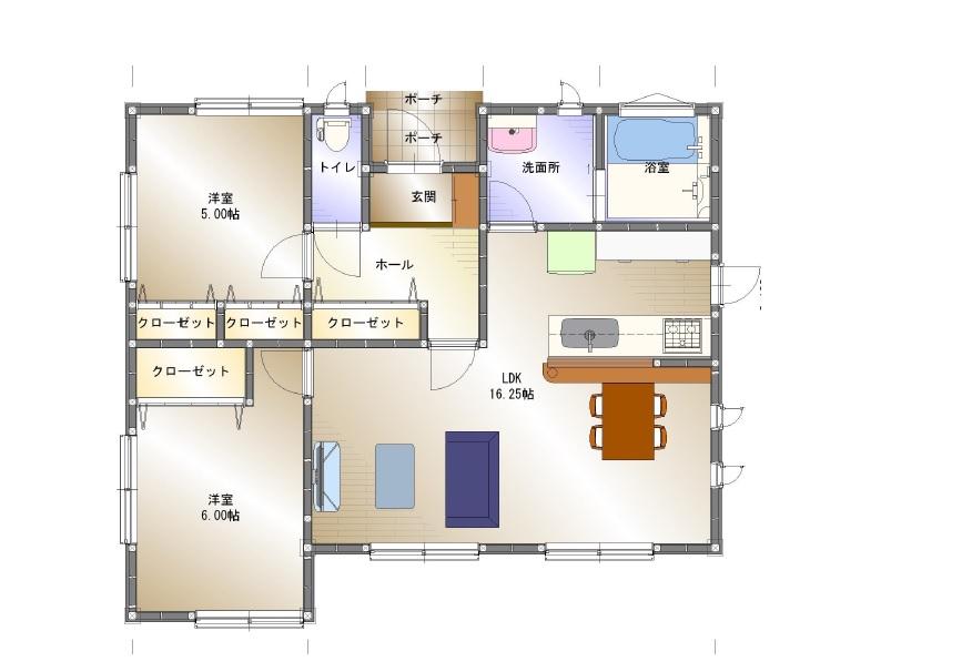 取手市　新築紫水　平屋プラン戸建【売主物件】