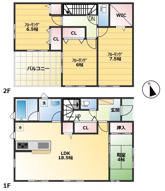 2680万円、4LDK+S、土地面積168.04平米、建物面積102.06平米