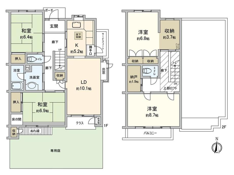 多摩ニュータウンエステート鶴牧４・５団地３７ー１号棟