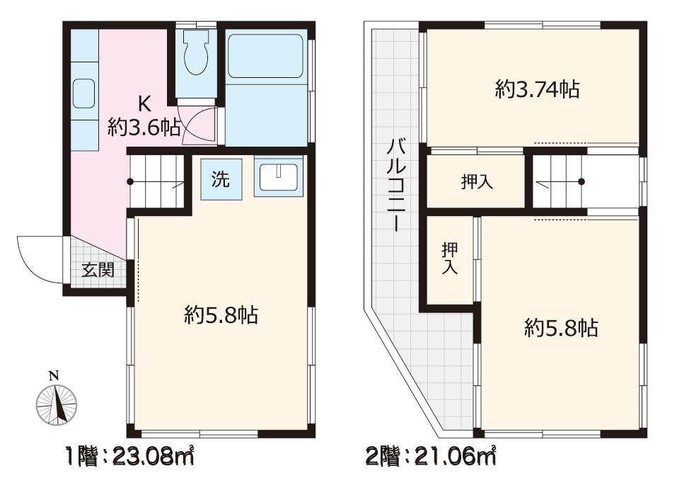 東四つ木４（四ツ木駅） 2280万円