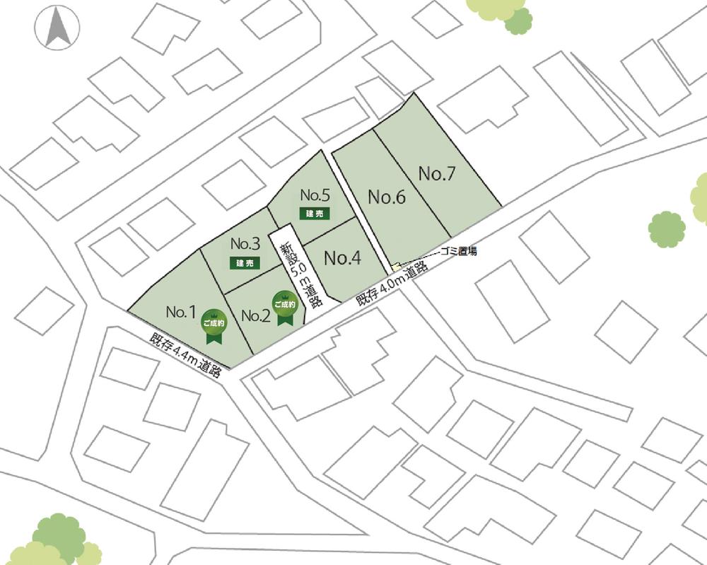 甲斐市万才A新規分譲地全7区画