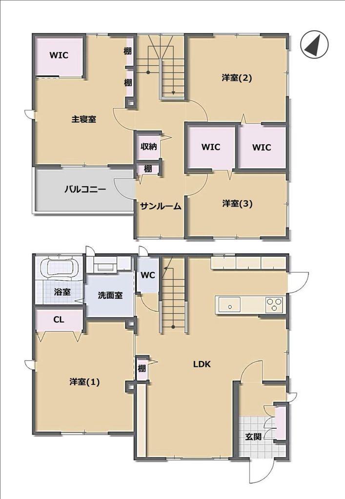 江南区亀田四ツ興野２丁目　戸建