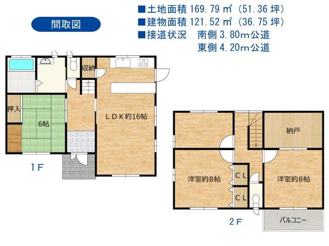 大字川合新田（長野駅） 2799万円