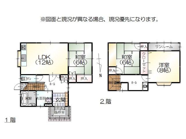 上氏家町（家久駅） 1650万円