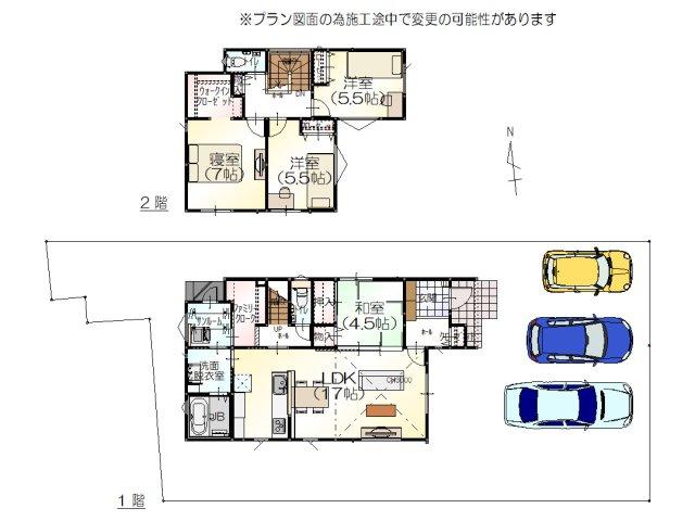 富山市上大久保字屋敷島割　新築一戸建て（SHPシリーズ）　3号地