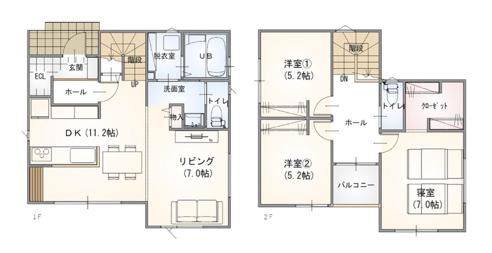 松本市島内 新築戸建【即入居可！子育てママに人気のレイアウトを取り入れた3LDK】