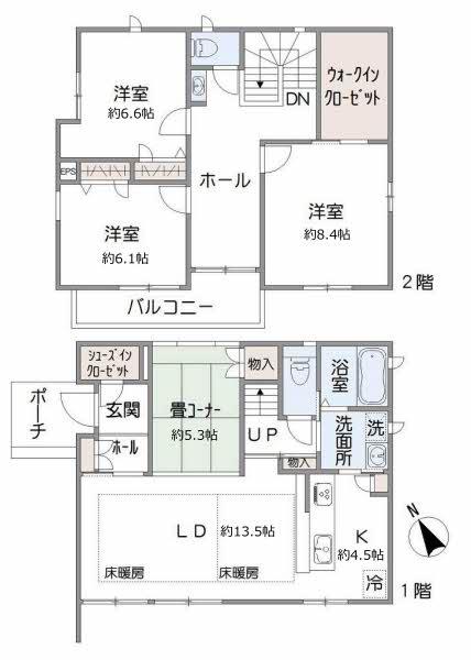 detached 山梨県甲府市和戸町