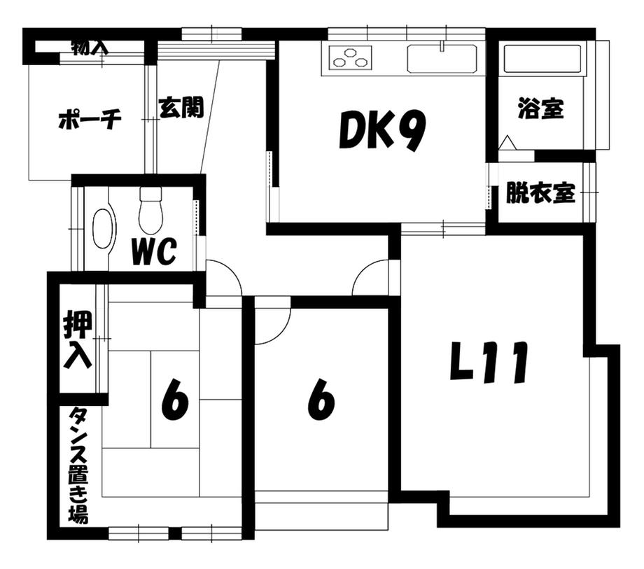 桃園（小井川駅） 1180万円