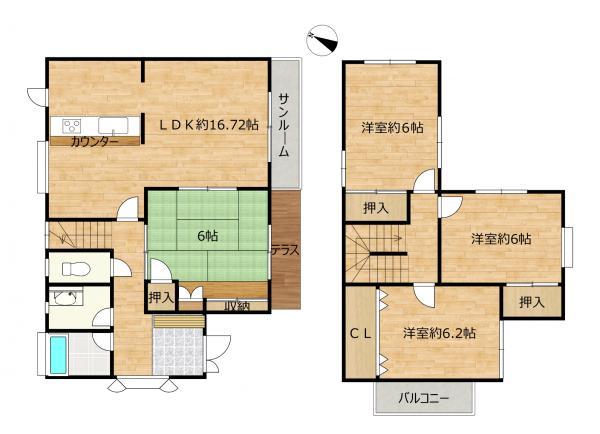 北寺町ロ（三ツ屋駅） 2399万円