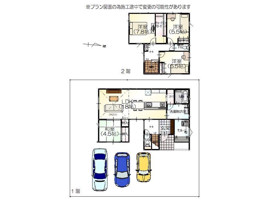 富山市呉羽町西　新築一戸建て（SHPシリーズ）1番38