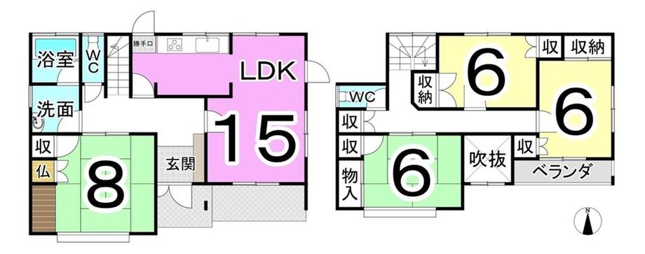 春江町江留上緑（春江駅） 1555万円