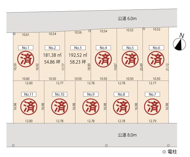 福井市栗森２丁目　【全11区画】