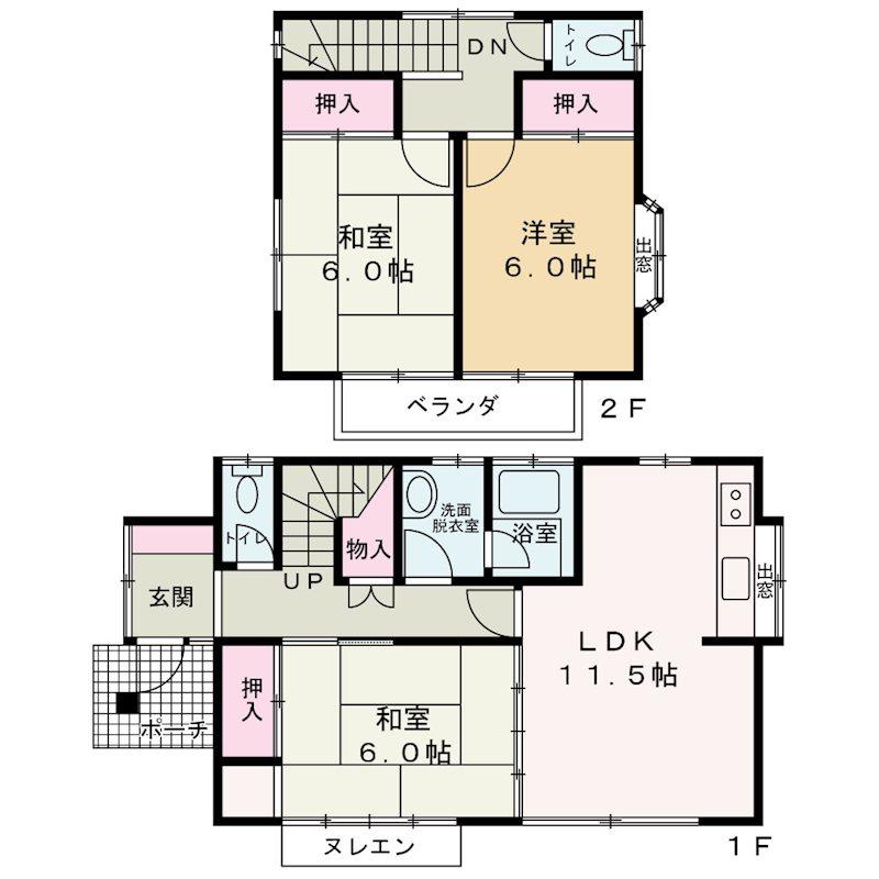 三ヶ所（東山梨駅） 1380万円