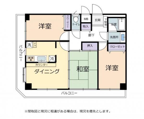 長岡市蔵王1丁目　ダイアパレス長岡蔵王