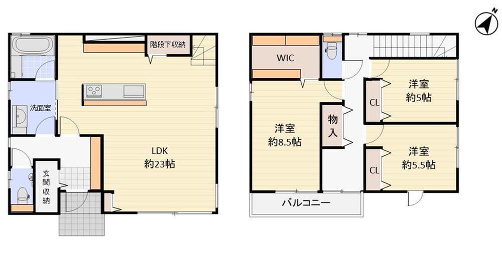 売家　北区すみれ野２丁目　中古住宅