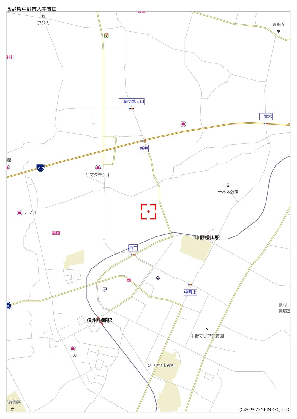 大字吉田（中野松川駅） 1030万円