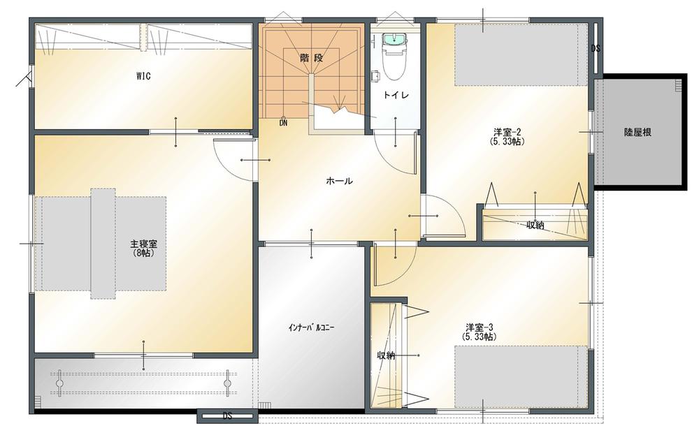 中巨摩郡昭和町押越B　2号棟